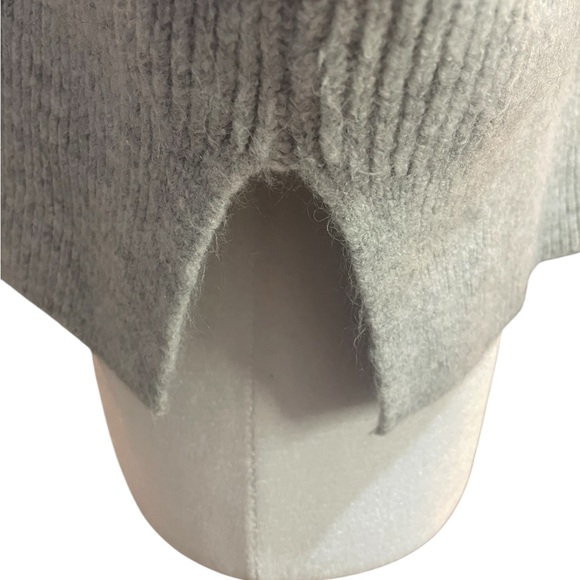 Topshop Light Gray Cowl Neck Sweater - Picture 3 of 6